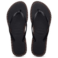  havaianas slim flatform loop μαύρο