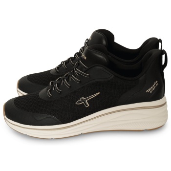 tamaris lace-up μαύρο