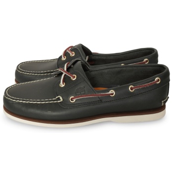 timberland classic boat μπλε