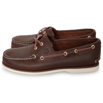 timberland classic boat καφέ