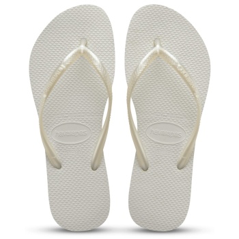 havaianas slim λευκό