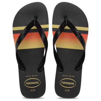 havaianas top basic μαύρο / πορτοκαλί