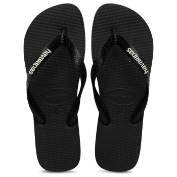 havaianas logo filete μαύρο