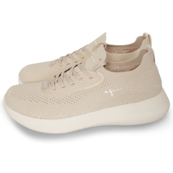 tamaris women lace-up μπεζ