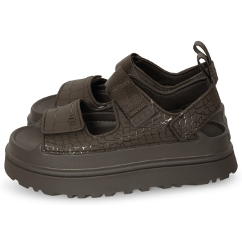 ugg goldenglow embossed καφέ σκούρο