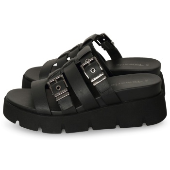 tamaris gladiator sandals μαύρο