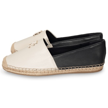 tommy hilfiger logo leather espadrille