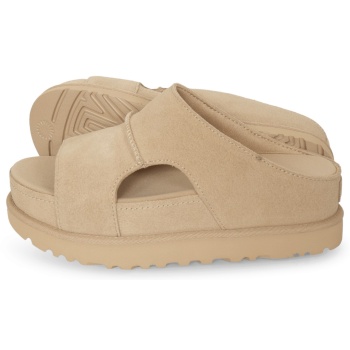 ugg goldenstar hi cutout slide μπεζ