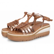  tamaris heeled sandal 28309-26 ροζ χρυσό