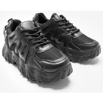 sneakers δίσολα 022016 μαυρο