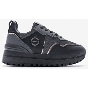 sneakers δίσολα 022221 μαυρο