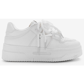 sneakers δίσολα με κορδόνια 022359 λευκο σε προσφορά