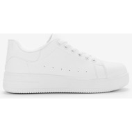  sneakers basic δίσολα 022383 λευκο