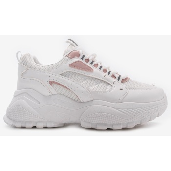 sneakers δίσολα 022560 λευκο/ροζ σε προσφορά