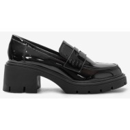  λουστρίν loafers με τακούνι 023013 μαυρο