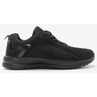  ανδρικά sneakers μονόχρωμα 023113 μαυρο