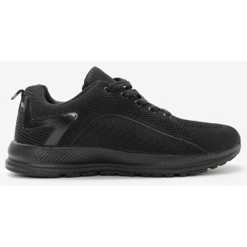 ανδρικά sneakers μονόχρωμα 023113 μαυρο σε προσφορά