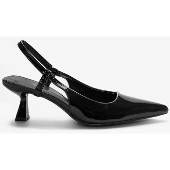 γόβες slingback μυτερές 023548 μαυρο σε προσφορά