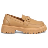  μπεζ loafer