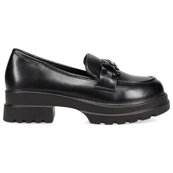 μαύρο chunky loafer