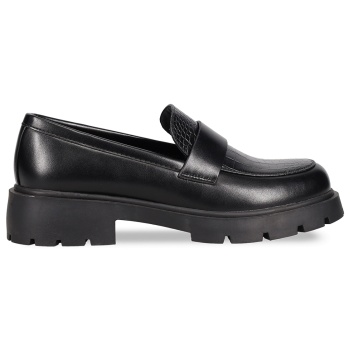 μαύρο chunky loafer