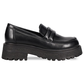 μαύρο chunky loafer