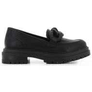  μαύρο chunky loafer