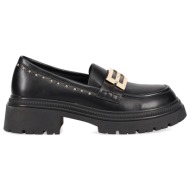  μαύρο chunky loafer