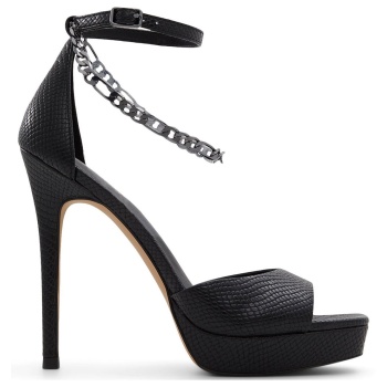 μαύρο ψηλοτάκουνο πέδιλο prisilla