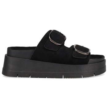 μαύρο footbed σανδάλι σε προσφορά