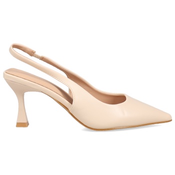 μπεζ εξώφτερνη γόβα