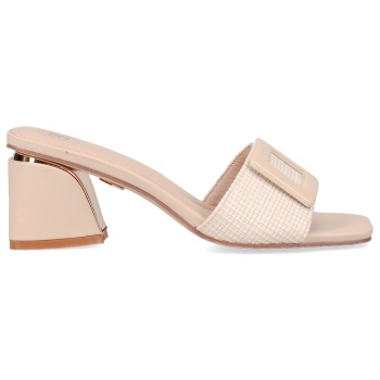 μπεζ mule πέδιλο σε προσφορά