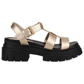 χρυσό chunky footbed σανδάλι