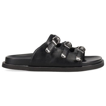 μαύρο footbed σανδάλι σε προσφορά