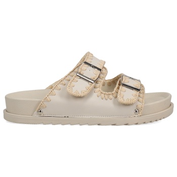 εκρού footbed σανδάλι