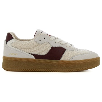 μπεζ δερμάτινο sneaker σε προσφορά