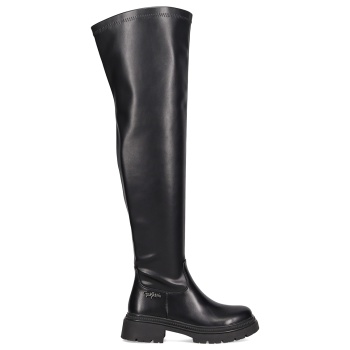 μαύρη μπότα πάνω από το γόνατο σε προσφορά