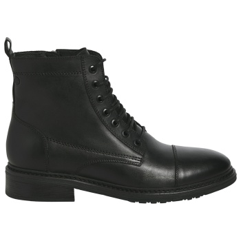 μαύρο ανδρικό δερμάτινο μποτάκι σε προσφορά