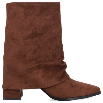 καφέ μποτάκι με γκέτα σε προσφορά