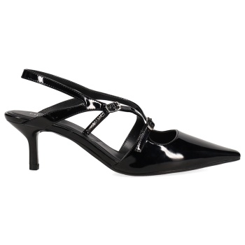 μαύρη εξώφτερνη γόβα λουστρίνι σε προσφορά