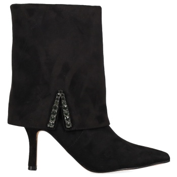 μαύρο μποτάκι με γκέτα σε προσφορά