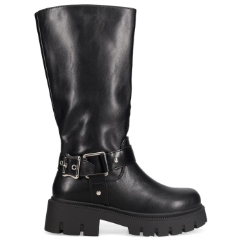 μαύρη biker μπότα σε προσφορά