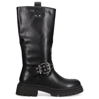 μαύρη biker μπότα σε προσφορά