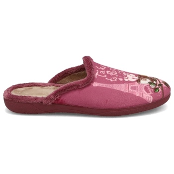 μωβ-ροζ γυναικεία παντόφλα