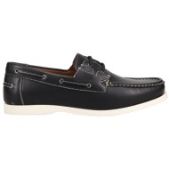  μαύρο ανδρικό παπούτσι boat shoe