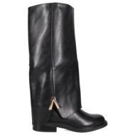  μαύρη μπότα με γκέτα