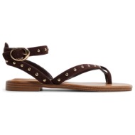  καφέ δερμάτινο σανδάλι daressi