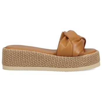 καμηλό flatform σανδάλι