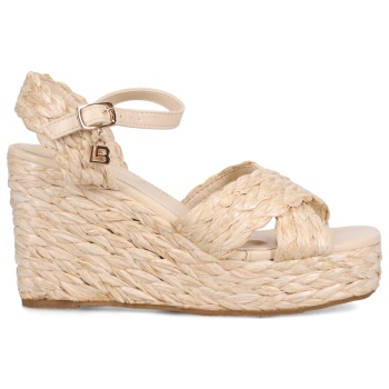 μπεζ ψάθινηπλατφόρμα