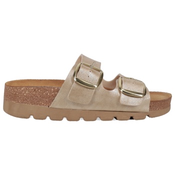χρυσό footbed σανδάλι